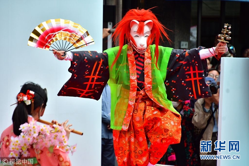 东京浅草举行 花魁道中 游行再现江户花街吉原风俗