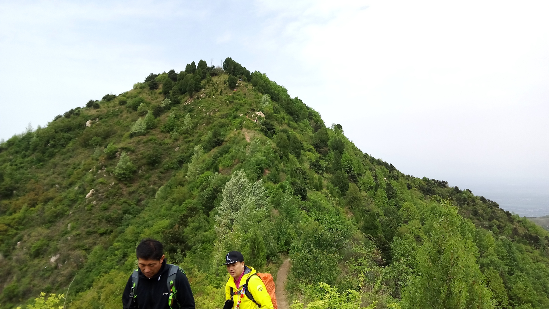 西安小五台山爬山路线图片