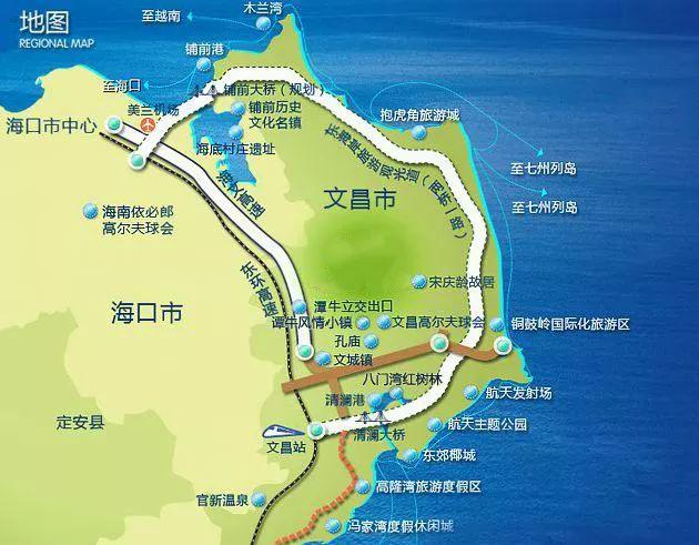 5公里海岸线为海南海岸线最长的城市,市境内清澜港是国家一级对外