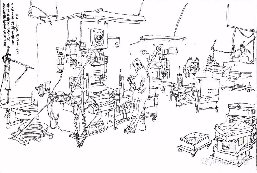 孙戈感慨的表示,一直就想组织画家走进基层,走到工厂里面,用速写的