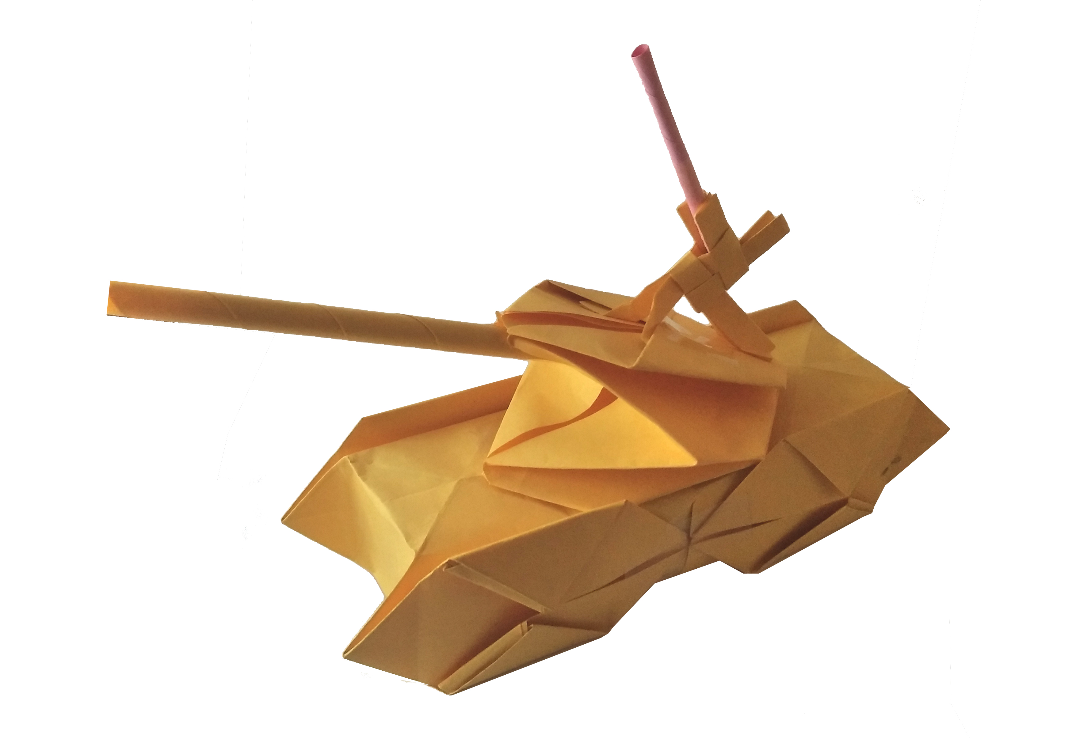 折纸工艺重型坦克的折纸方法