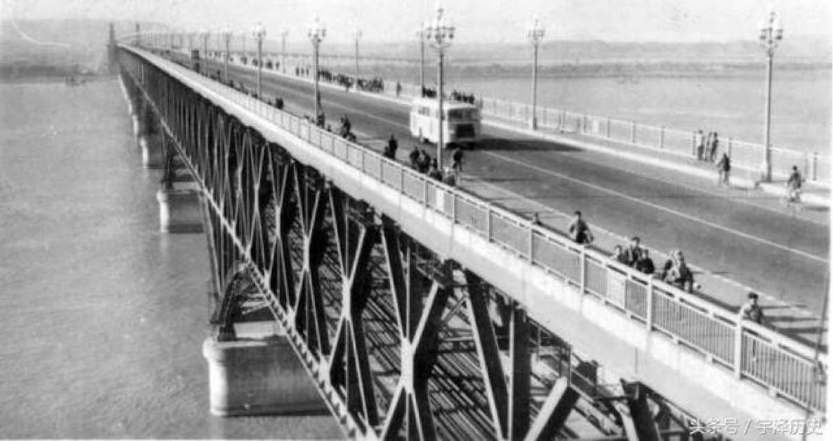 一组老照片之南京长江大桥
