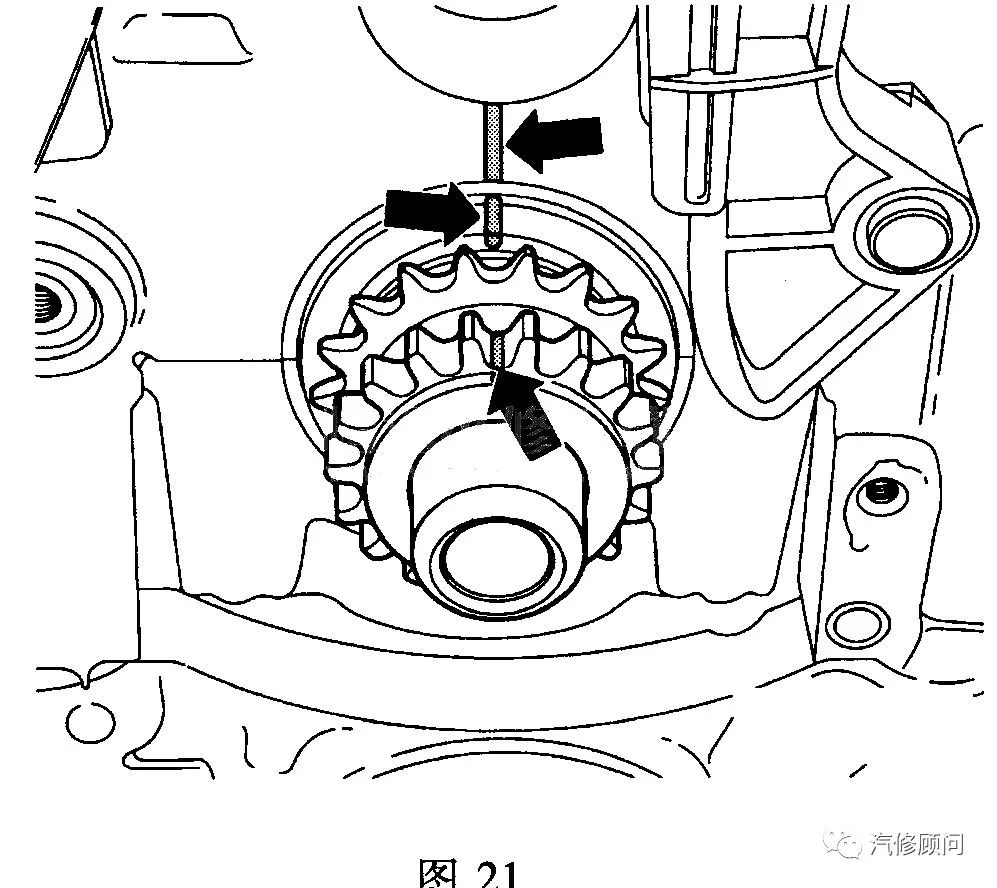 【汽车正时】大众途安(1 4tsi cfba)发动机正时校对方法