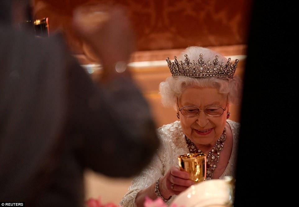 英国女王国宴图片