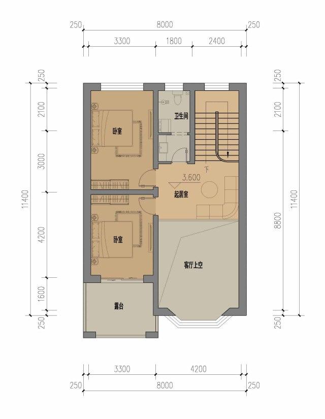 8x12米房屋设计图纸图片