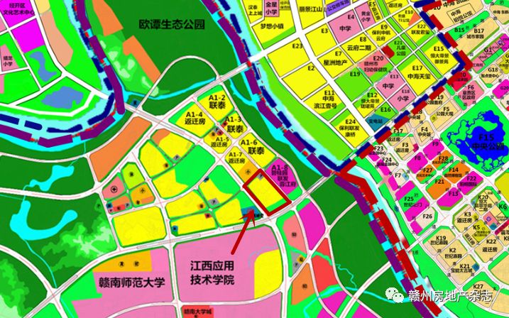 赣州市蓉江新区规划图图片