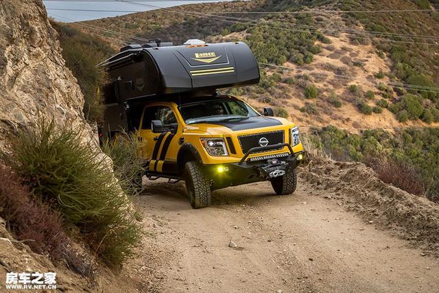 日产nissan titan lance皮卡背驮式房车