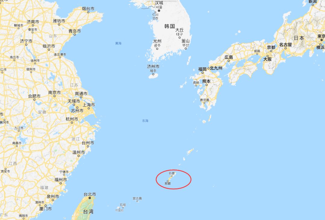 冲绳地理位置图片