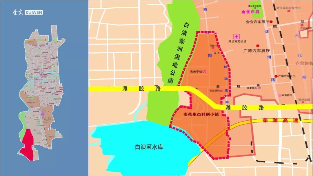 潍坊奎文区详细地图图图片
