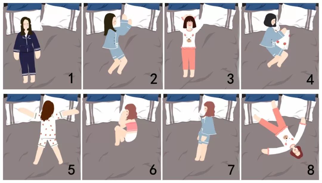 8种睡姿一秒测出你的真实性格太准了