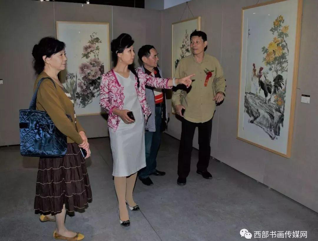 新時代陝西中國畫美術作品邀請展在西安國際美術城美術館隆重開幕