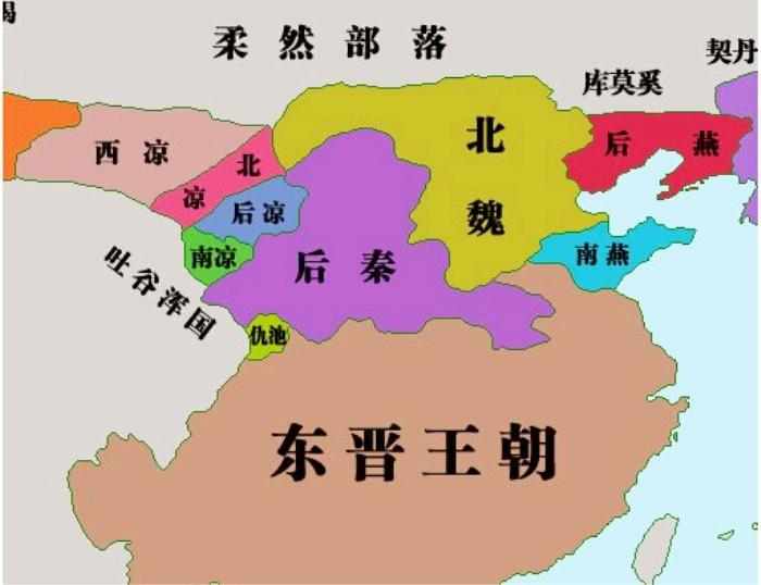 北魏疆域变化图图片