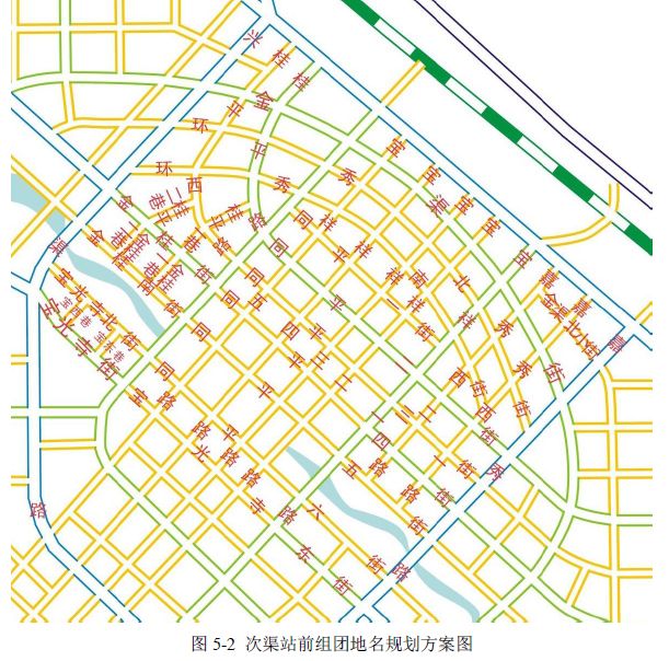 次渠规划图图片