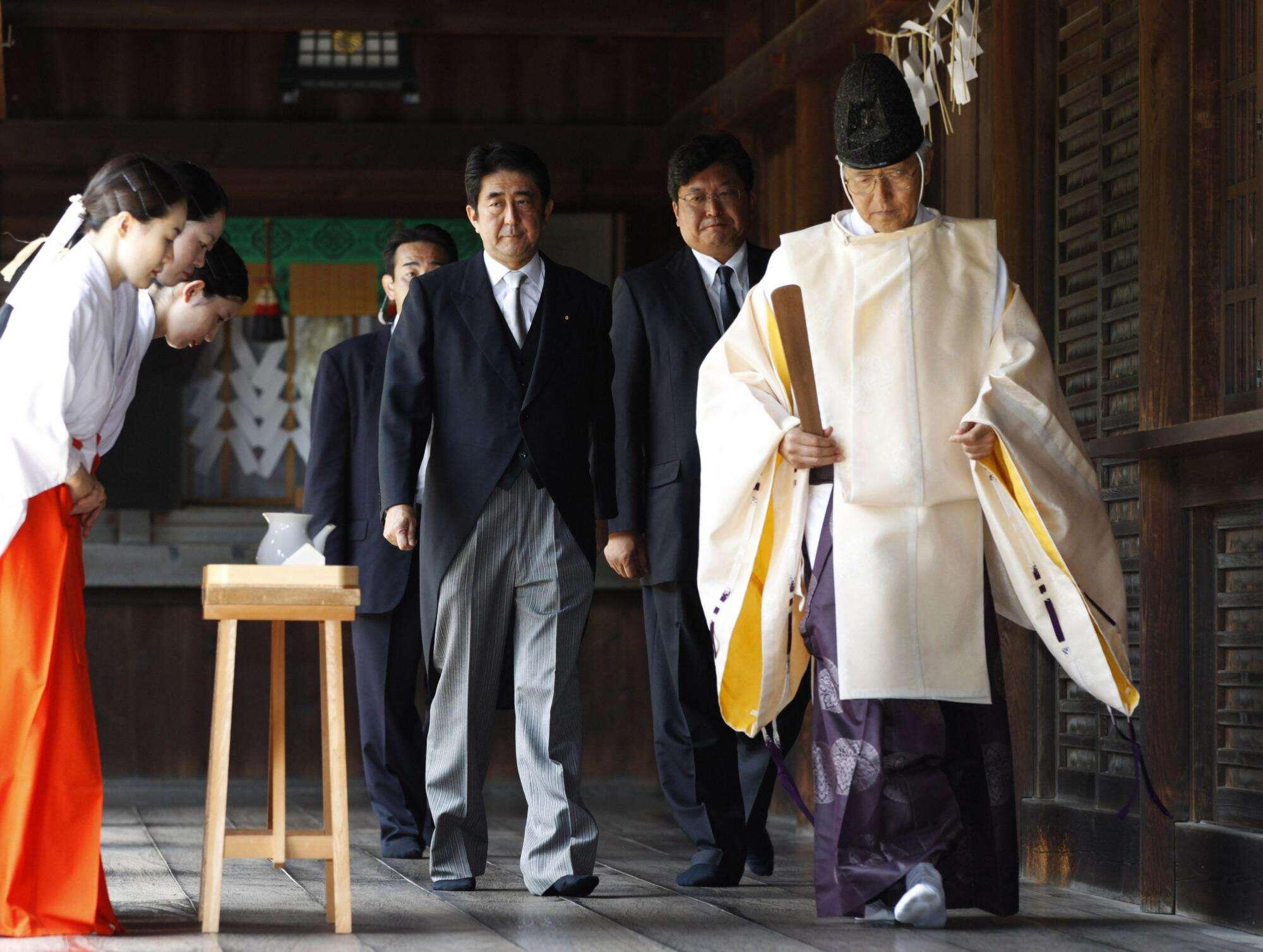 安倍內閣閣僚未在春季例行大祭期間參拜靖國神社