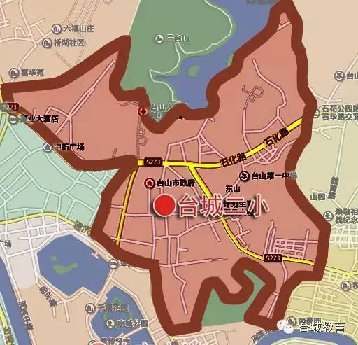 台城街道地图图片