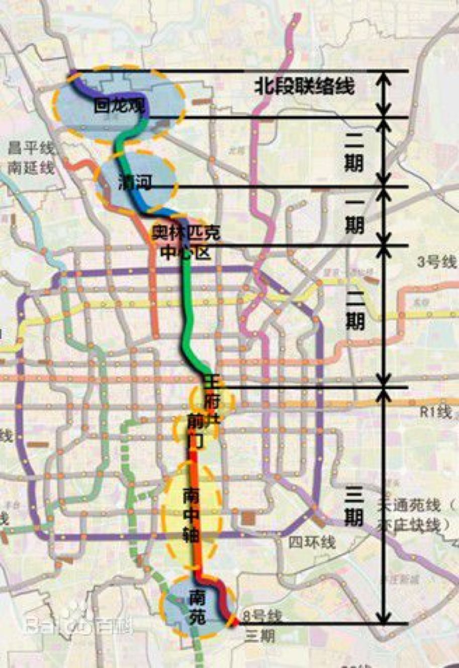 北京地鐵6號線西延8號線南延你怎麼看