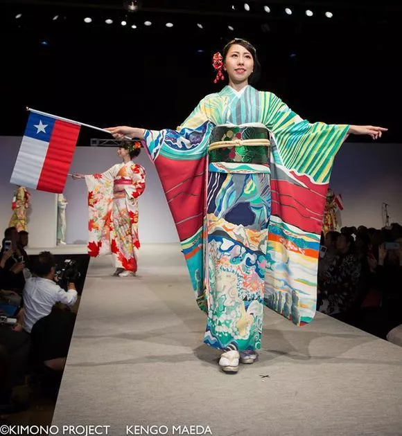 美爆了!为迎接东京奥运会,日本定制了196个国家特色图案和服!