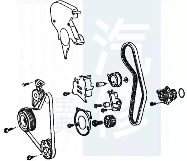 大众车系82张正时皮带安装示意图,值得修理工收藏