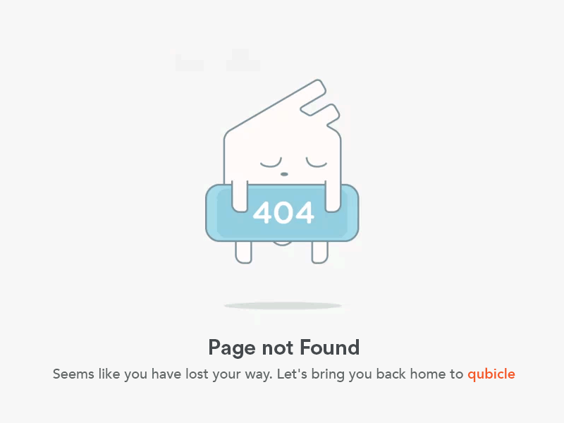 小编今天就分享一些富有创意的404页面设计,一起来学习一下吧
