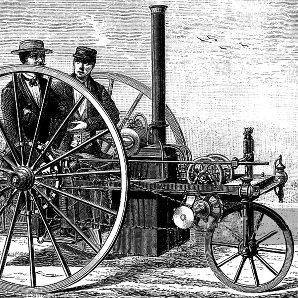 1814年,英国人史蒂芬孙发明了蒸汽汽车