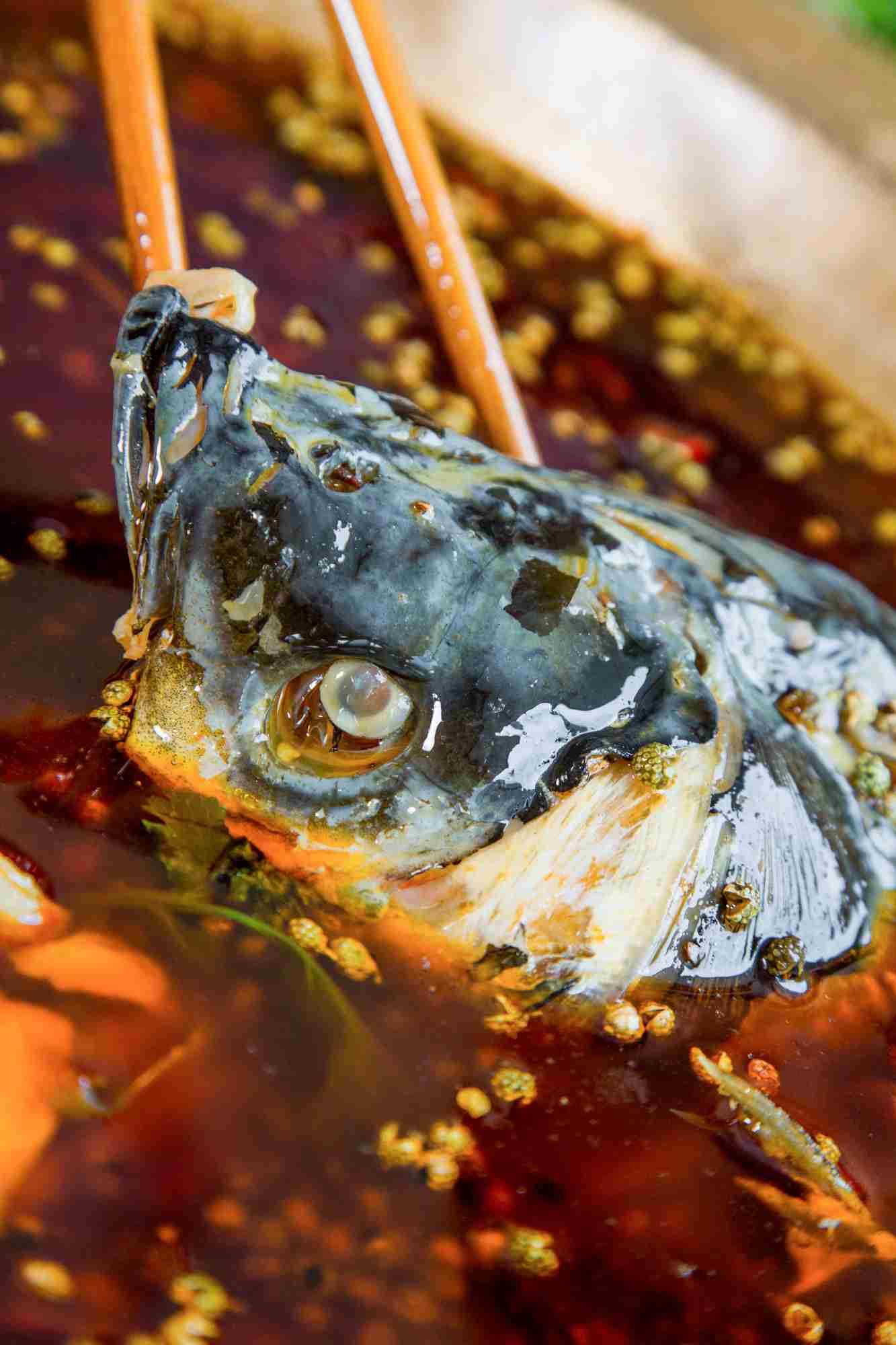 大嘴鲢美蛙鱼头图片