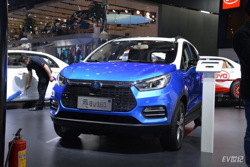 2018北京車展| 實拍比亞迪元ev360純電動suv