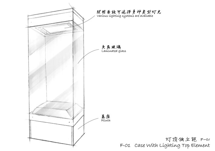 博物馆展柜设计图