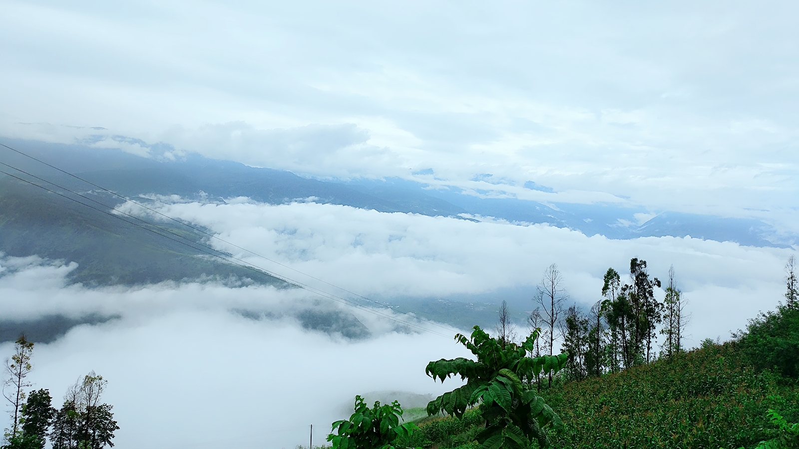 寧南縣的山間雲海,美