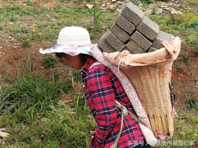 贵阳:农民工五一节帮人背砖背砂背水泥修水池作蓄水农灌