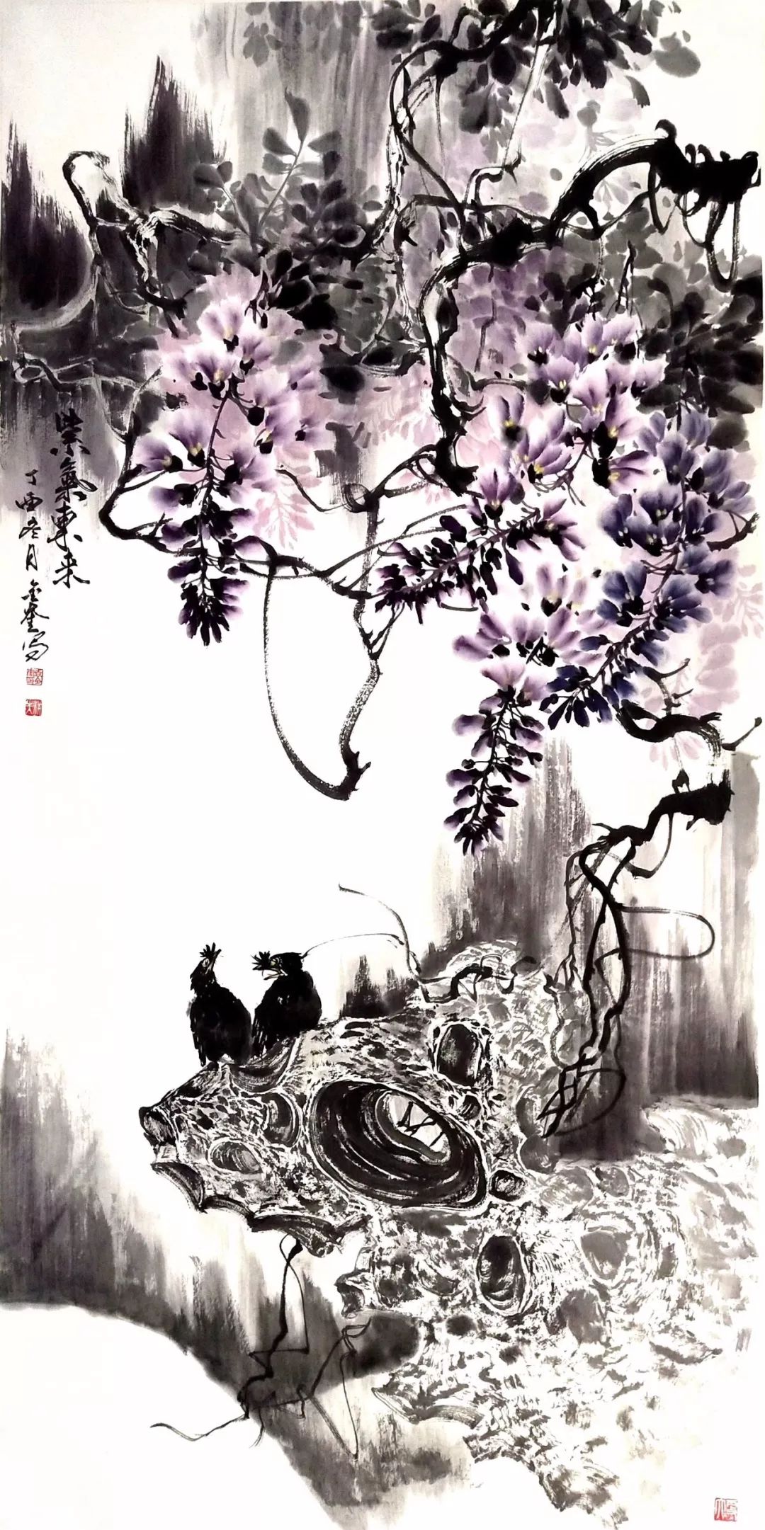 袁金奎花鸟画图片