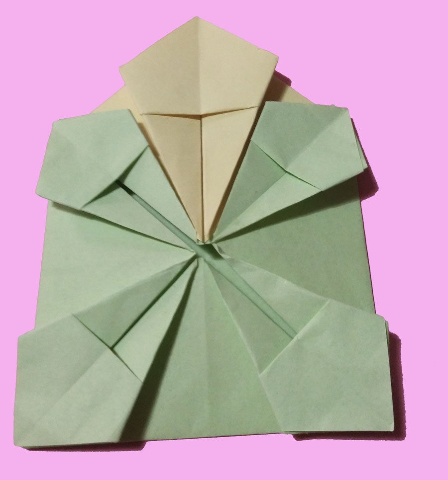 花篮的花儿香折纸艺术手工系列