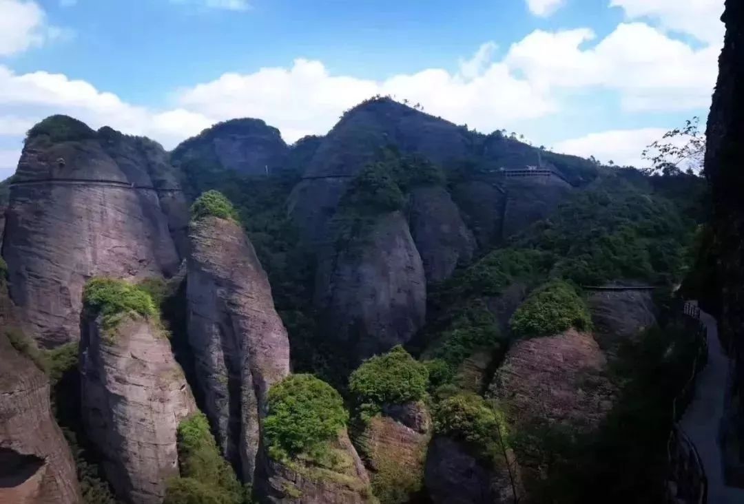 帶上膽,跟小編一起來瞧瞧吧~ 1 小夥伴們期待已久的 南武當玻璃棧道