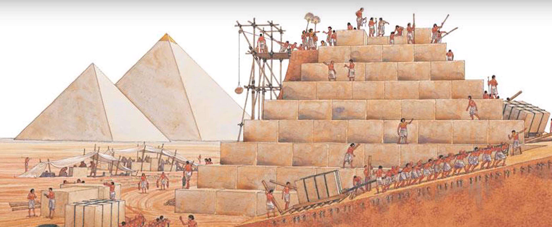 古埃及最富有盛名的就是金字塔,金字塔中最有名的是胡夫金字塔,胡夫