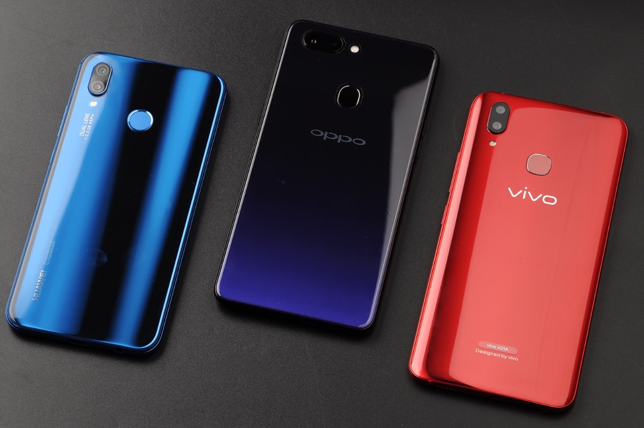 顏值即正義!vivo x21,oppo r15,華為nova 3e外觀對比