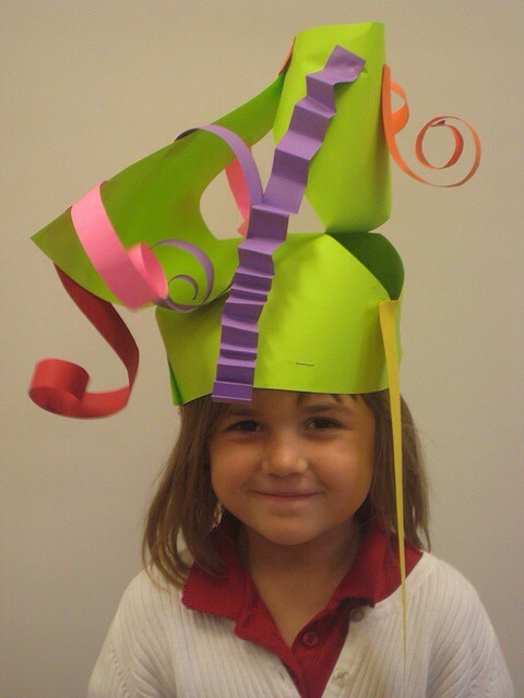幼儿园创意手工diy帽子六一就能用上