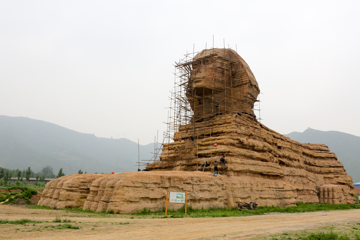 石家庄版狮身人面像复活,或将重见天日