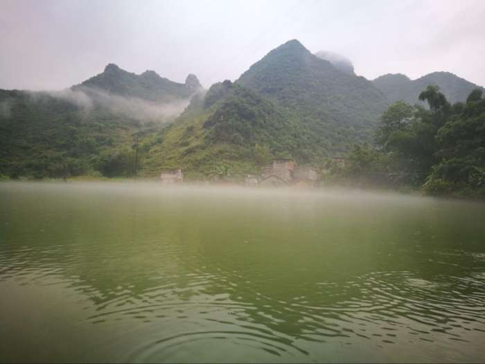 太美了廣西平果百強縣有一個如世外桃源一般的小山村