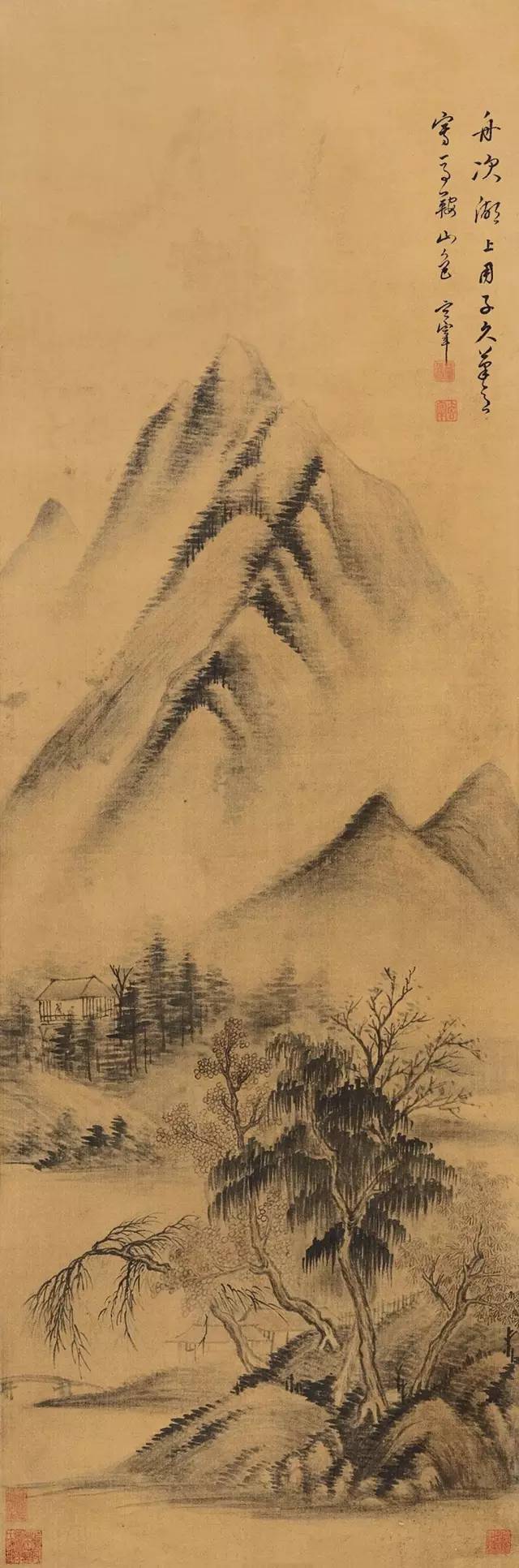 明代大家董其昌山水画作品欣赏