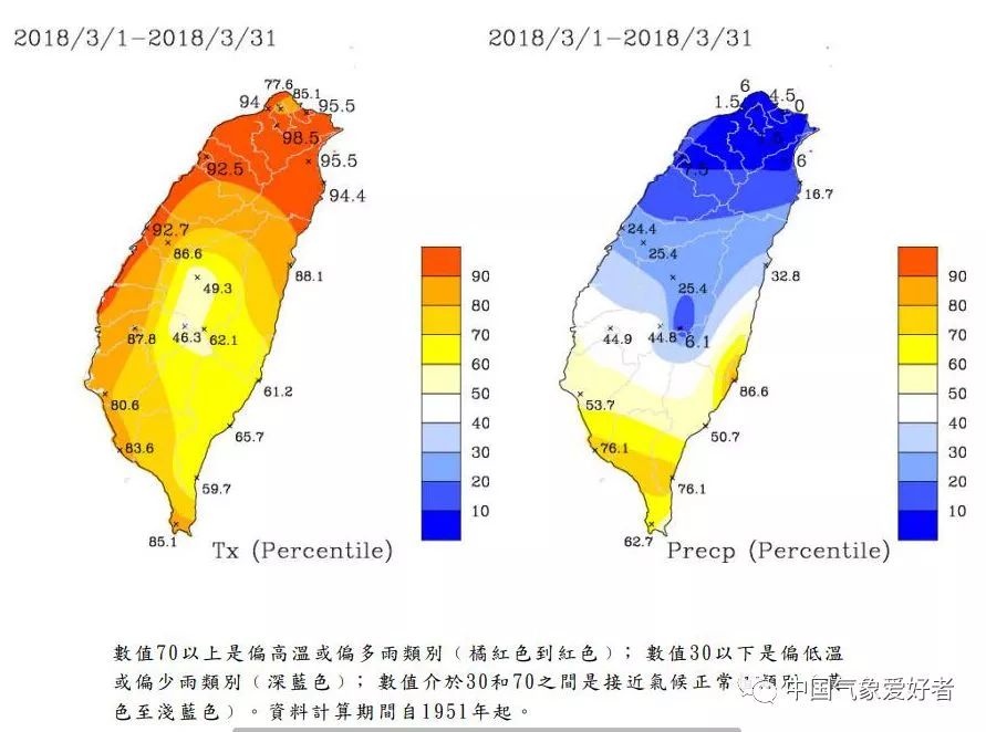 台湾的气候分布图图片