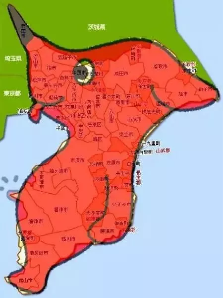 日本千叶县市川市地图图片