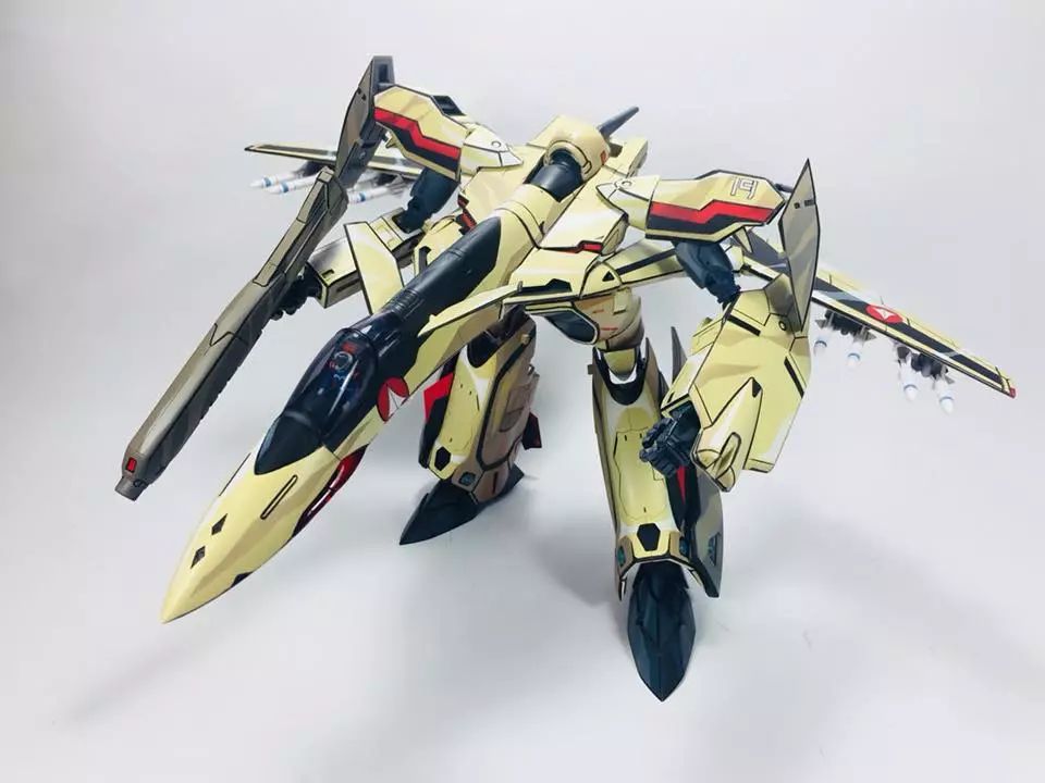 超時空要塞二次元塗裝macrossyf19withfastpackarcadia