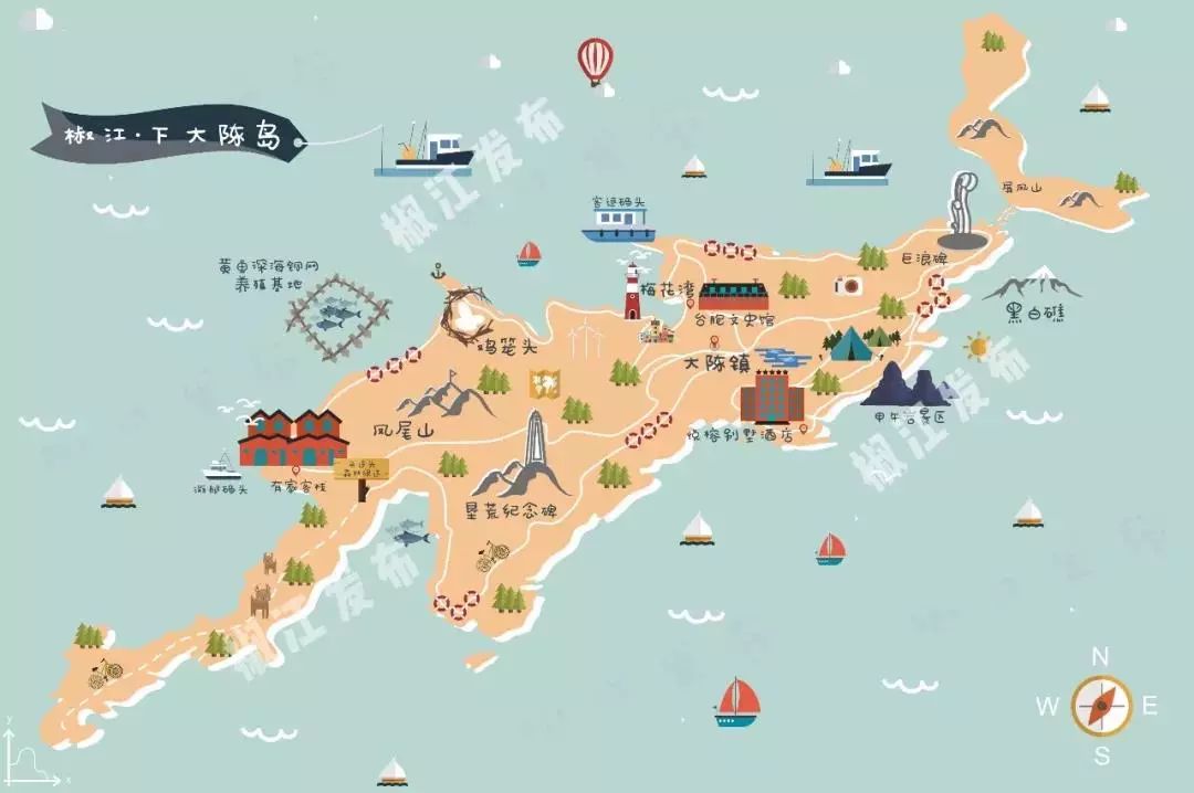大陈岛地理位置图片