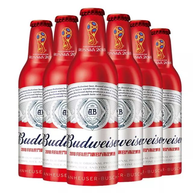 零售價:10元紅色鋁罐裝budweiser 百威啤酒世界盃喝百威更配哦還有1個