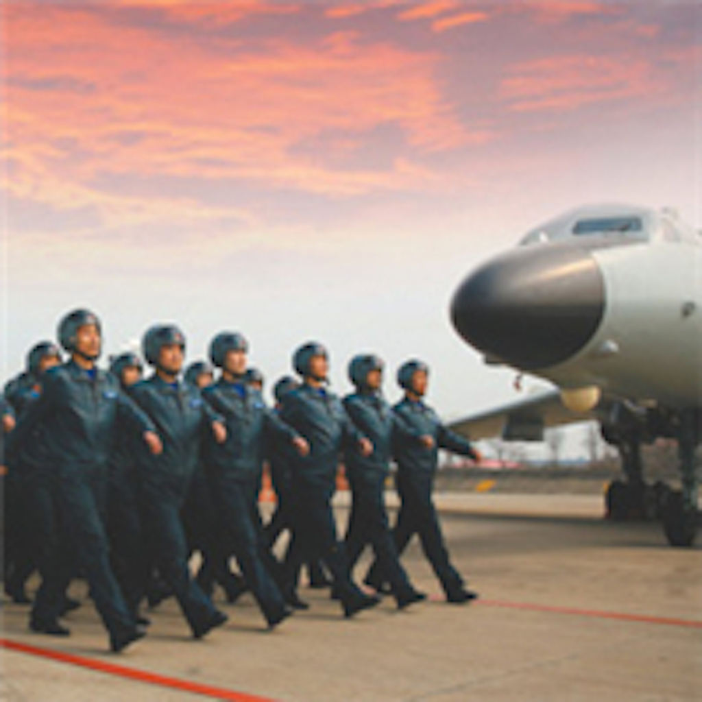 "神威大队,来自中国空军航空兵某师.