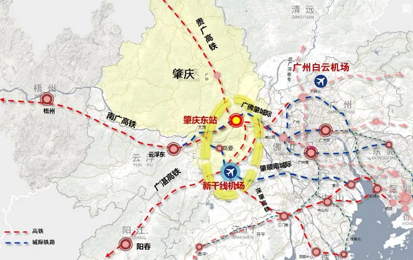 肇庆地铁规划图图片