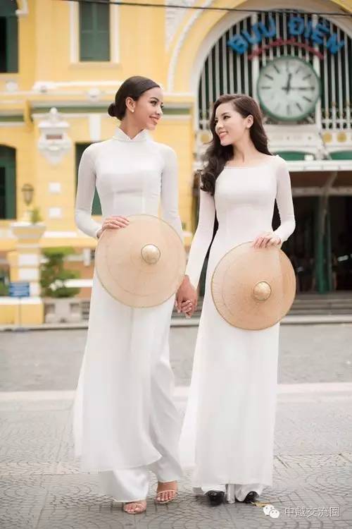 越南奥黛 街头图片