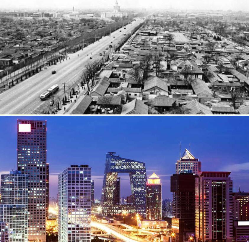 世界各大城市的今昔对比照中国变化最大