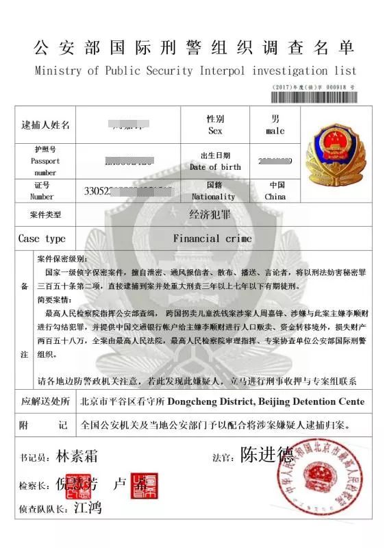 中国国际刑警警官证图片