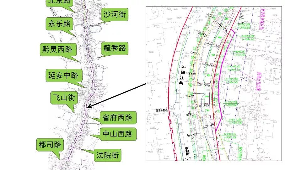 道路红线示意图图片