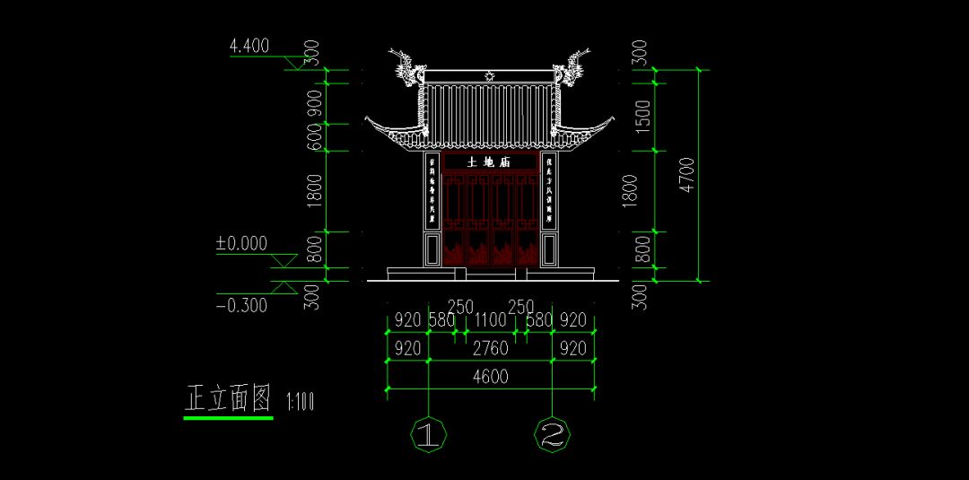 社公庙设计图图片